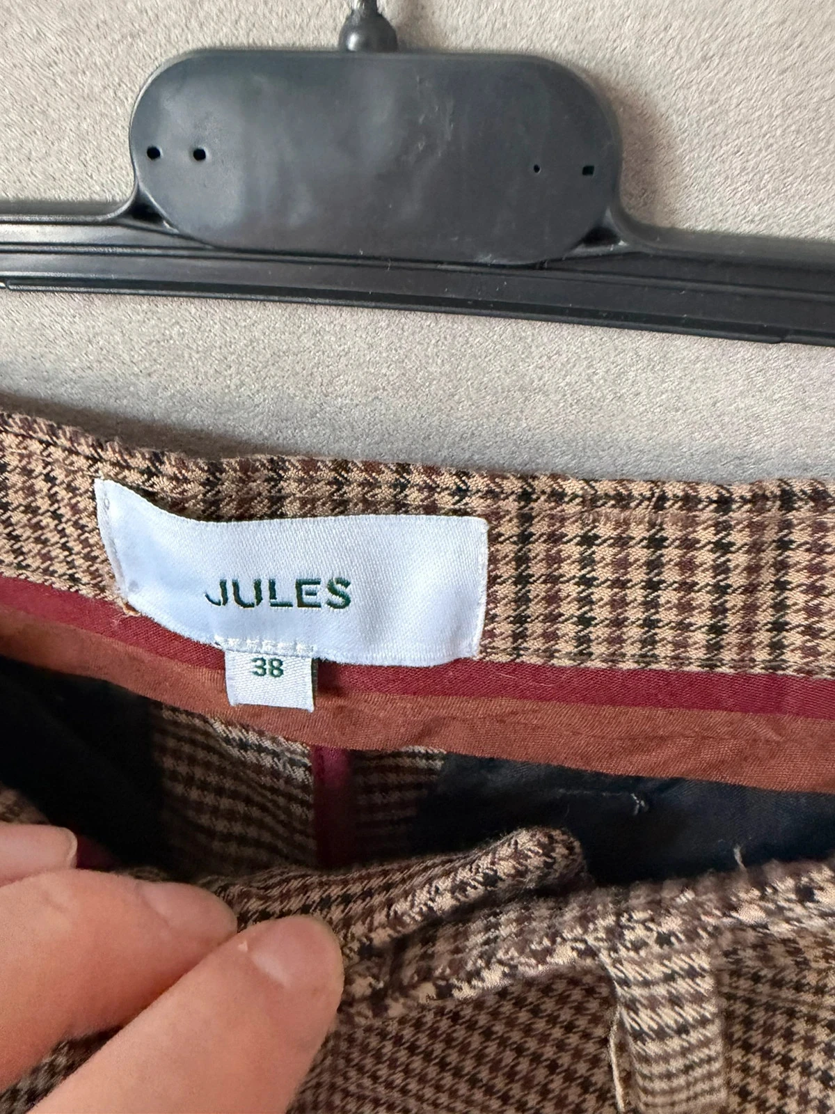 Pantalón a cuadros Jules talla 38 – photo 2